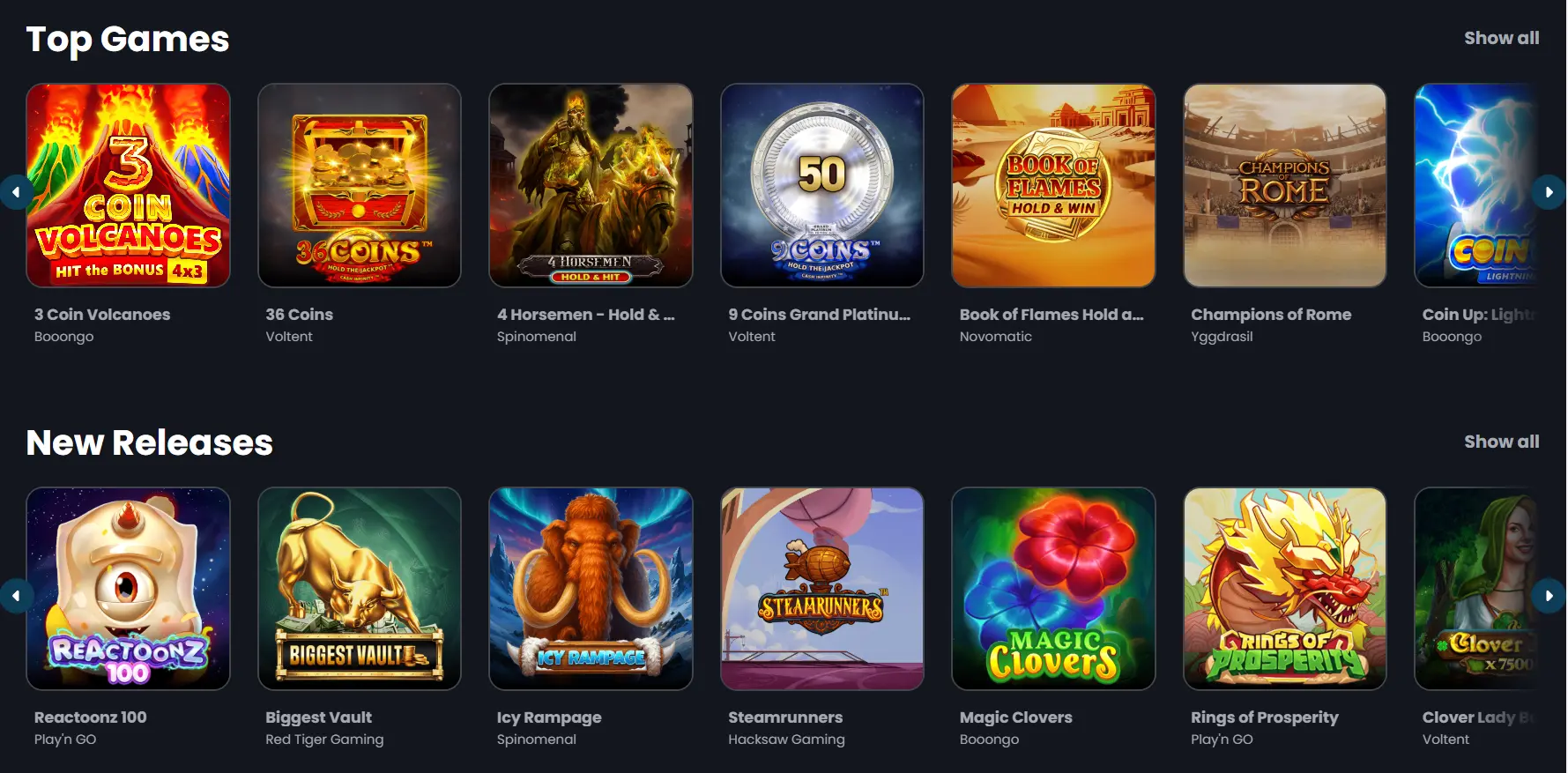 Casino Night – Welcome bonus, casino games and weekly promotions